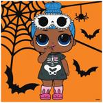 Набір для розпису за номерами Ideyka L.O.L. Surprise! Sleepy Bones 25х25см