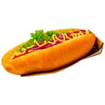 Hot dog Without brand barbecue 250g Ukraine