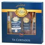Колбасы Espana Ассорти нарезанные cырокопченые 4шт*150г