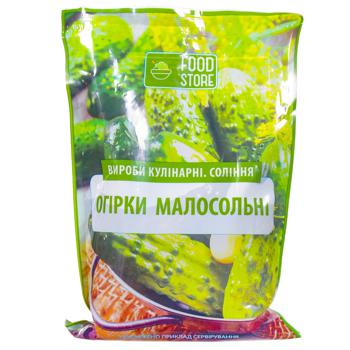 Огірки малосольні Food Store 500г - купити, ціни на Таврія В - фото 1