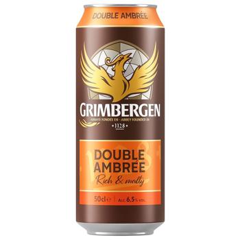 Grimbergen Double Ambree Dark Beer 6.5% 0.5l - buy, prices for Epicentr FOOD - photo 1