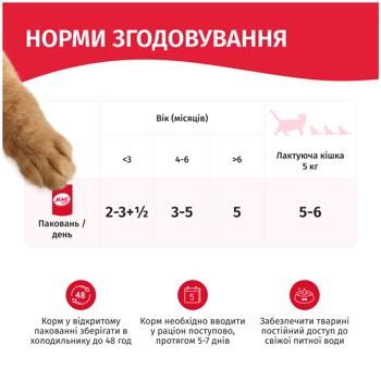 Корм влажный Мяу! с курицей для котят 85г - купить, цены на NOVUS - фото 4