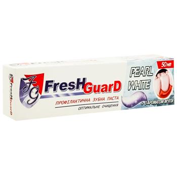 Fresh Guard Pearl White Toothpaste with Mint Flavor 50ml - buy, prices for Supermarket "Kharkiv" - photo 2