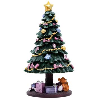 Декоративна фігурка Ялинка ошатна 23см колір фіолетовий 559-429 BONADI 1 шт - купить, цены на WINETIME - фото 1