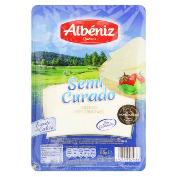 Сыр Albeniz полутвердый нарезанный 20% 65г