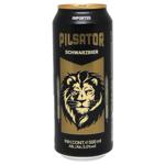 Пиво Pilsator Schwarzbier 0,5л з/б 5% И208 (Німеччина)