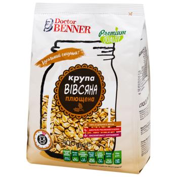 Doctor Benner Rolled Oatmeal 400g - buy, prices for Auchan - photo 1