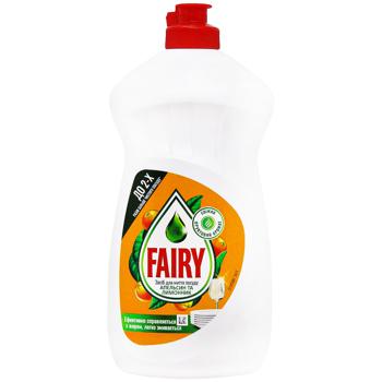 Fairy Orange And Lemongrass Dishwashing Liquid 500ml - buy, prices for MegaMarket - photo 1