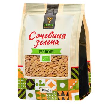 Ecorod Organic Green Lentils 400g - buy, prices for WINETIME - photo 1