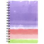 Книга для заметок Buromax Colour Lines фиолетовая А5 80 листов