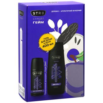Подарунковий набір STR8 Гейм (дезодорант/гель д/душу) - купить, цены на ULTRAMARKET - фото 2