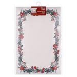 Ardesto Happy Holidays White Wreath Napkin Set 2pcs 30*45cm