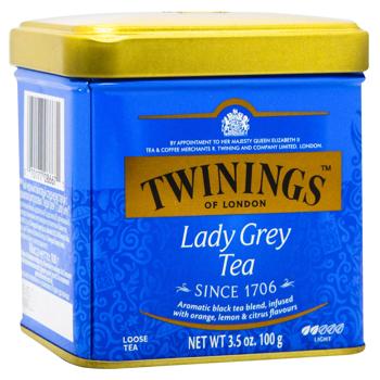 Чай чорний Twinings Леді Грей листовий 100г - купити, ціни на - фото 2