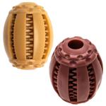 Ecomfy Dental Rugby Meaty Treat Ball Toy for Dogs 8x6.5cm Color in Assortment