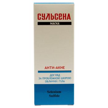 Маска для лица Сульсена Анти-Акне 50мл - купить, цены на Cупермаркет "Харьков" - фото 2