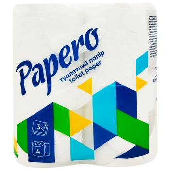 toilet paper papero white 4pcs