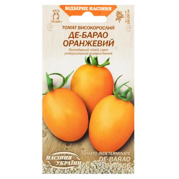 Насіння Насіння України Томат високорослий Де-Барао оранжевий 0,1г - купити, ціни на МегаМаркет - фото 1