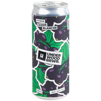 Underwood Cassis Blanche Light Unfiltered Beer 5% 0.33l - buy, prices for WINETIME - photo 1