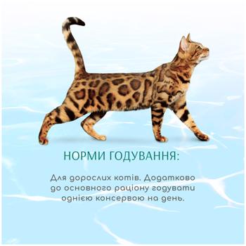 Корм вологий Optimeal Beauty Podium з тунцем та кальмарами для догляду за шерстю та зубами у котів 70г - купити, ціни на MasterZoo - фото 3