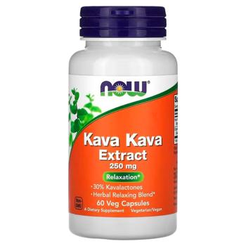 Now Foods, KAVA KAVA 250mg 30%  60 VCAPS - купити, ціни на Біотус - фото 1