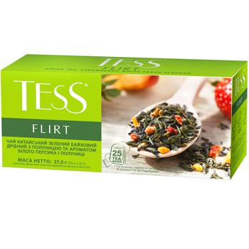 Чай зелений Tess Flirt 25шт 1,5г - купити, ціни на КОСМОС - фото 1