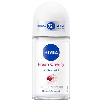 Nivea Fresh  Cherries Roll-On Antiperspirant 50ml - buy, prices for NOVUS - photo 3
