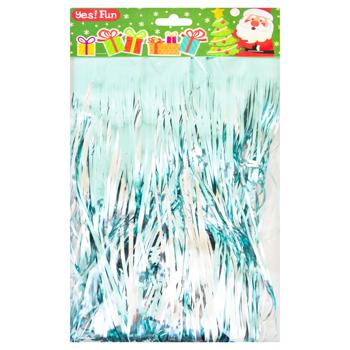 Novogodko Glittering Rain Tinsel 50x270cm in assortment - buy, prices for METRO - photo 1