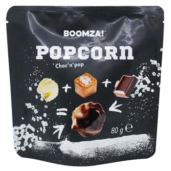 Boomza Popcorn with Salted Caramel Flavor 80g - buy, prices for - photo 1