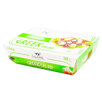Feta Good Milk Greek Salad Soft Creamy Cheese Product 50% 170g