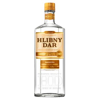 Hlibny Dar Wheat Vodka 40% 1l - buy, prices for AlcoHub - photo 1