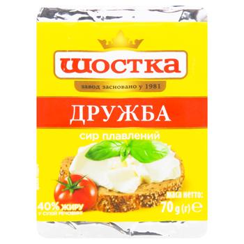Сыр плавленый Шостка Дружба 40% 70г - купить, цены на - фото 2