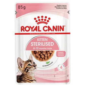 Корм влажный Royal Canin Sterilised с домашней птицей для стерилизованных котят 85г - купить, цены на MasterZoo - фото 1