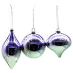 Шар елочный Actuel Снежинки пластик 7,8см в ассортименте