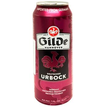 Gilde Urbock Dark Filtered Beer 7% 0.5l - buy, prices for Supermarket "Kharkiv" - photo 1