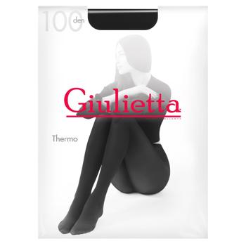 Giulietta Thermo Nero Women's Tights 100den 4s