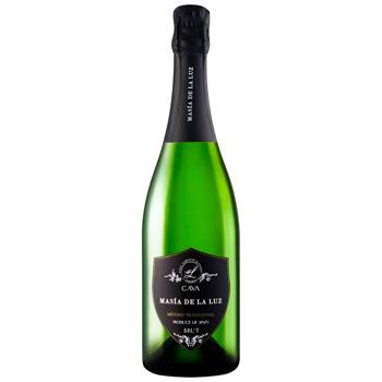 Вино игристое Masia de la Luz Cava Brut белое 11,5% 0,75л