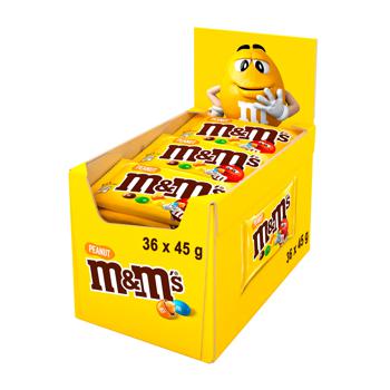 Драже M&M's з арахісом і молочним шоколадом вкрите хрумкою різнокольоровою глазур'ю 45г - купити, ціни на Auchan - фото 3