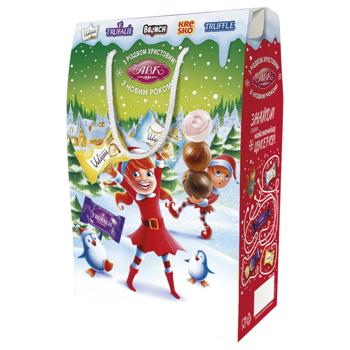Набір солодощів новорічний АВК №4 Зимові розваги 500г - купити, ціни на - фото 1