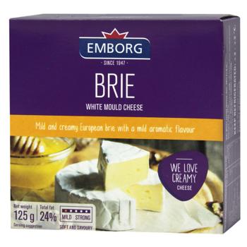 Emborg Brie Cheese 50% 125g - buy, prices for ULTRAMARKET - photo 1