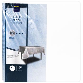 Скатерть Metro Professional жаккард 140х180см 3шт - купить, цены на METRO - фото 1
