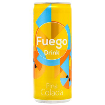 Напiй слабоалкогольний Fuego Pina Colada 4,5% 250мл - купити, ціни на МегаМаркет - фото 1