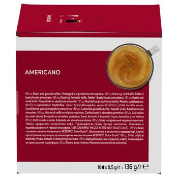 NESCAFÉ® DOLCE GUSTO® Americano Coffee Capsules 8.5g*16pcs - buy, prices for - photo 3