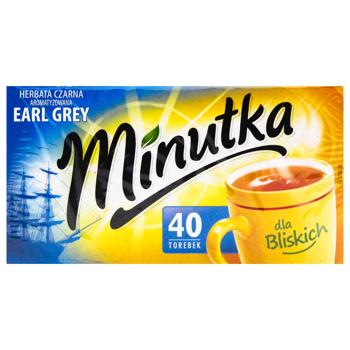 Чай черный Minutka Earl Grey 1,4г*40шт - купить, цены на METRO - фото 2