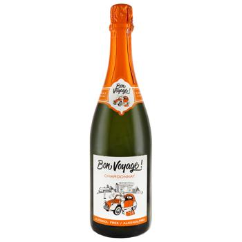 Sparkling wine chardonnay Bon voyage 750ml glass bottle Germany - buy, prices for Epicentr FOOD - photo 1