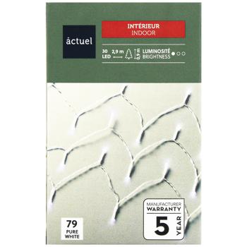 Гірлянда Actuel 30LED біла на батарейках 3,05м - купити, ціни на Auchan - фото 2