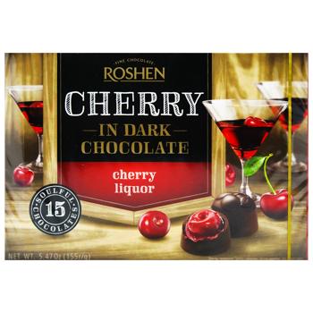 Roshen Cherry Candies with Cherry Liqueur 155g - buy, prices for NOVUS - photo 3