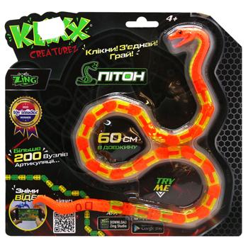 Іграшка Klixx Creaturez-Fidget пітон червоно-жовтий - купити, ціни на ULTRAMARKET - фото 1