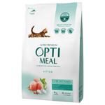 Optimeal Dry Food with Chicken for Kittens 4kg