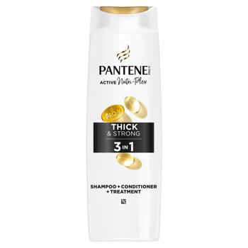 Pantene Pro-V Active Nutri-Plex Thick & Strong 3in1 Shampoo 325ml - buy, prices for Chudo Market - photo 2