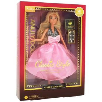Лялька Shantou Yisheng Classic Anlily Pink dress (616525) - купити, ціни на Auchan - фото 1